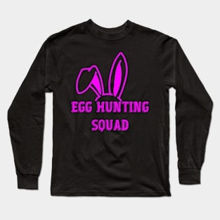 Egg hunting squad family Long Sleeve T-Shirt